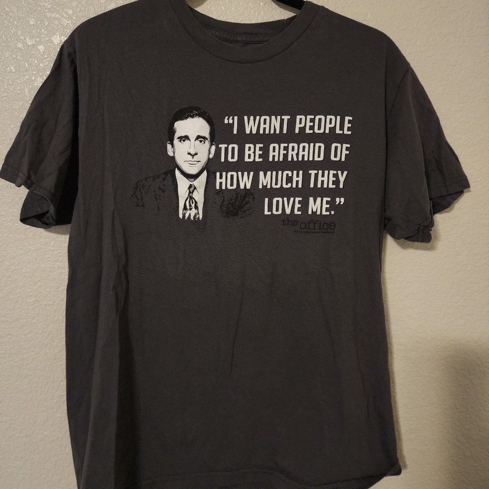 The office Michael Scott qoute tshirt size medium